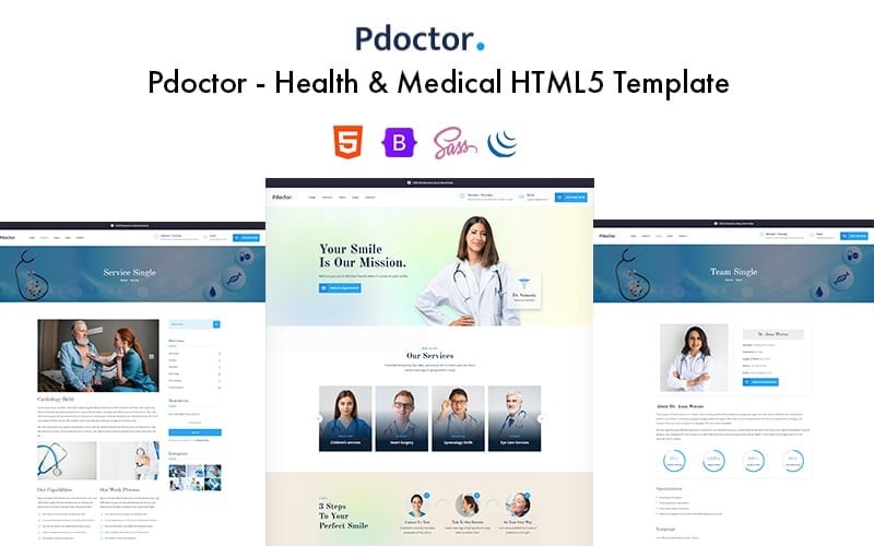 Pdoctor -医疗HTML5模板