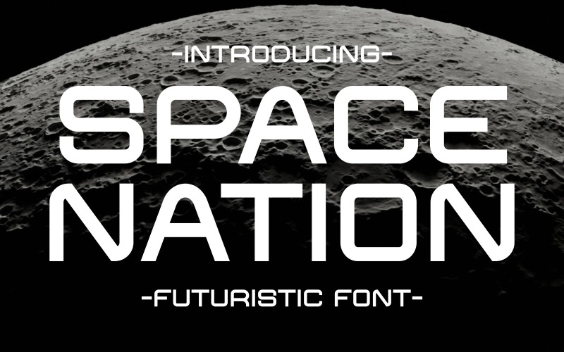 Space Nation - Futurystyczna czcionka