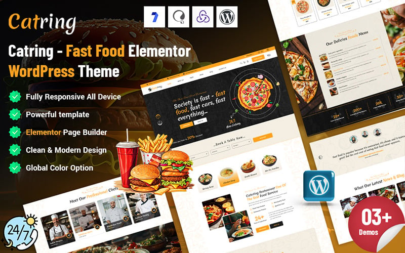 Catring - Fast Food WordPress Theme