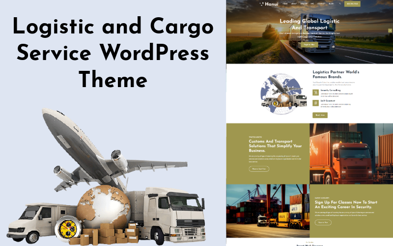 Hanui - Tema WordPress per servizi logistici e di carico