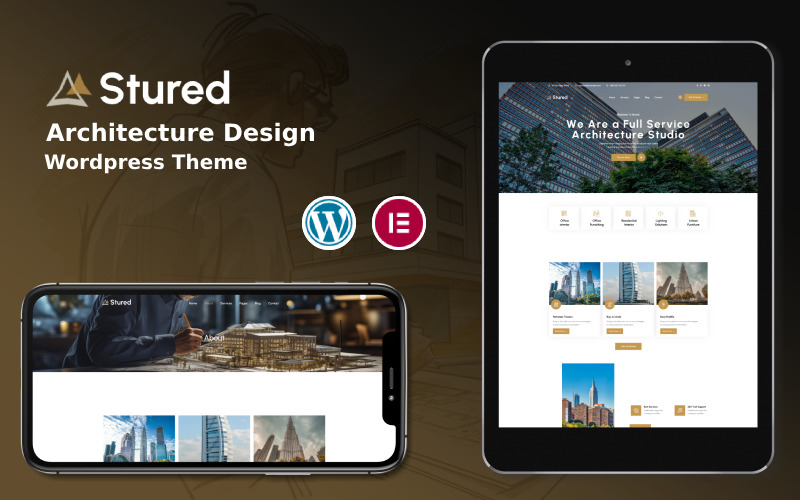 Stured – Architektur-Design-WordPress-Theme