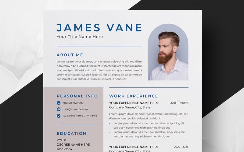 Professional Minimalist Resume Layout