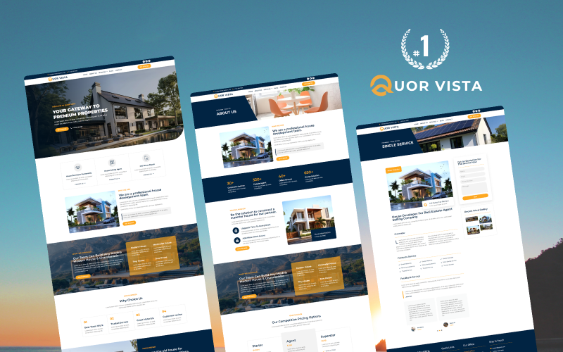 QuorVista Real Estate Elementor-Vorlagenkit