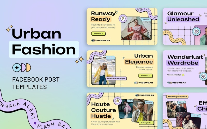 Urban Fashion Facebook Banner Templates