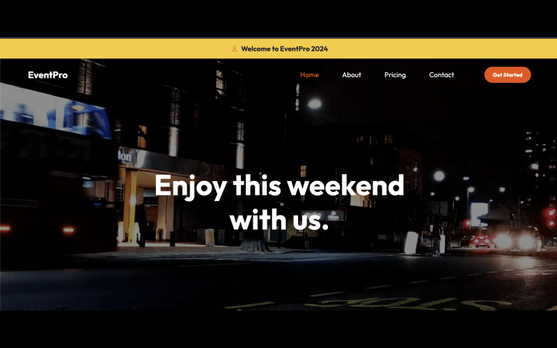 EventPro – Responsive Event-Website-Vorlage