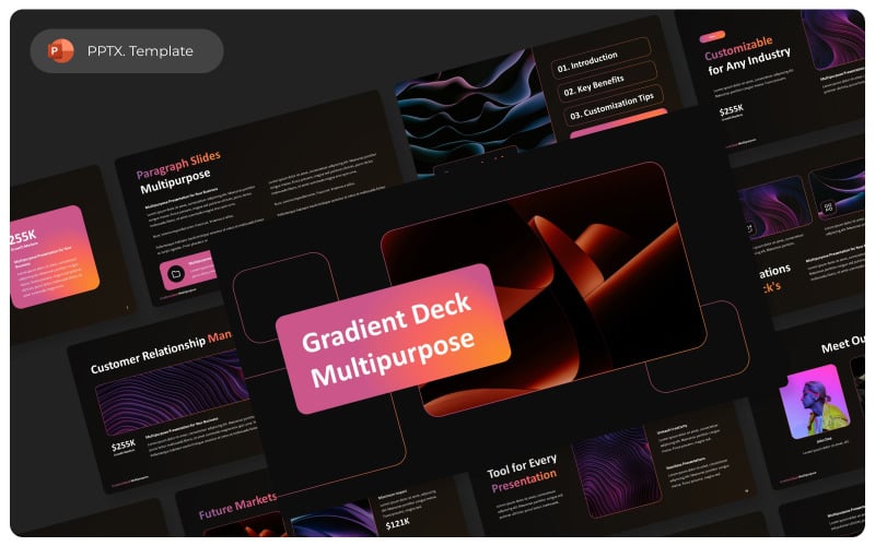 Gradient Deck Multipurpose PowerPoint Template