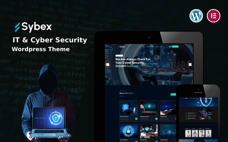 Sybex - Thème WordPress pour la sécurité informatique et cybernétique