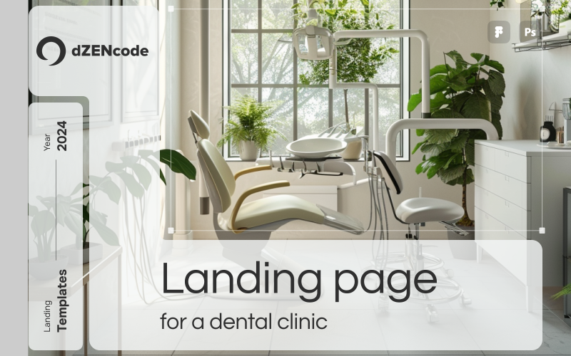 Vivid Dent — Minimalist Website Design UI Template for Dentistry Clinics