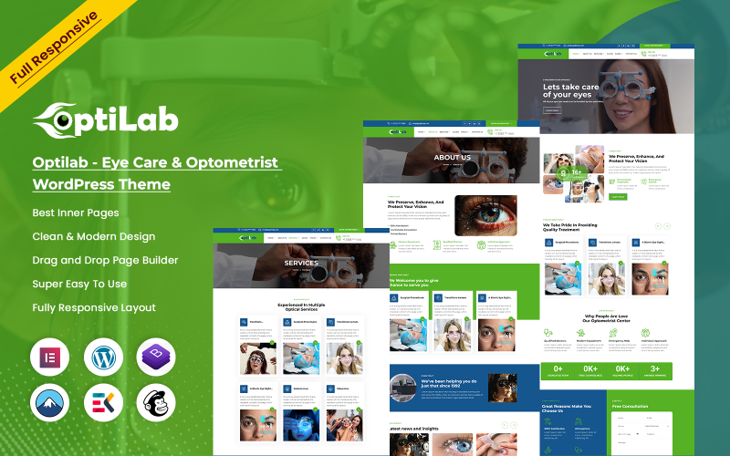 Optilab – WordPress-Theme für Augenpflege und Optometristen