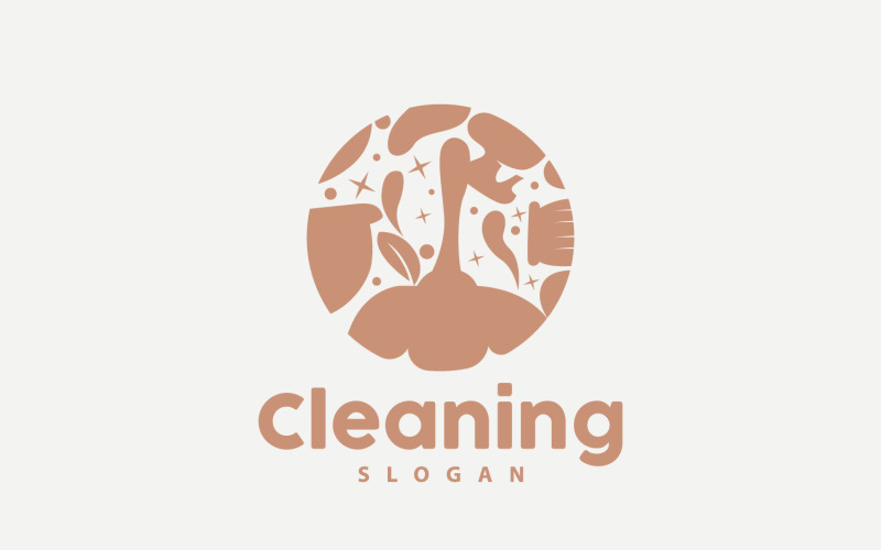 Cleaning Logo Vector Cleaning Clean Service V4