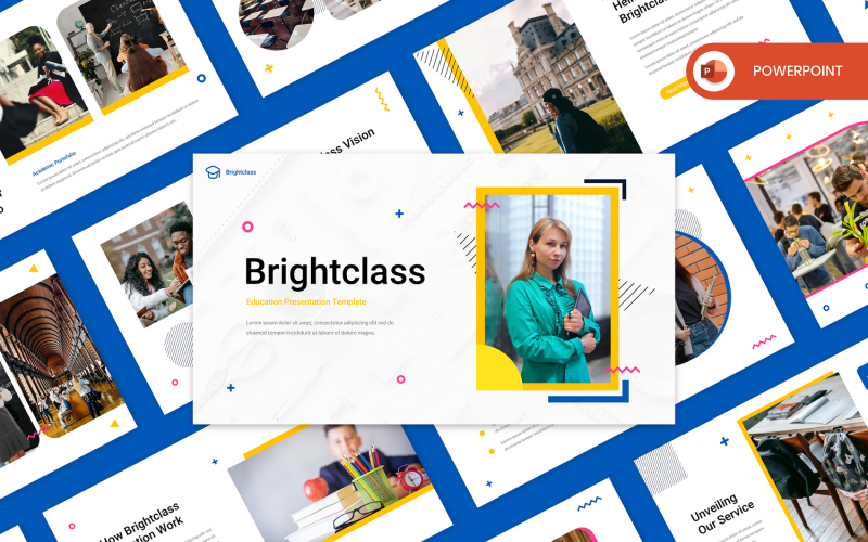 Brightclass - PowerPoint-Vorlage für Bildung