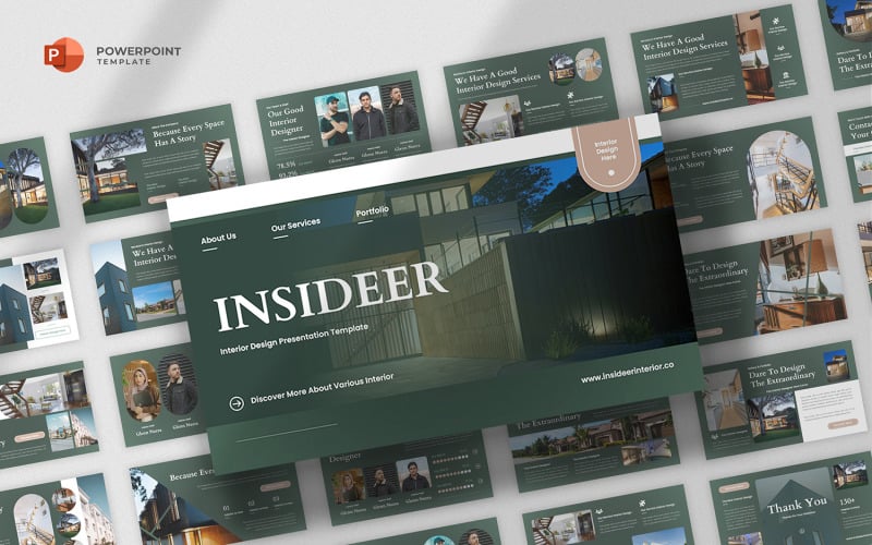 Insideer - Interior Design Powerpoint Template