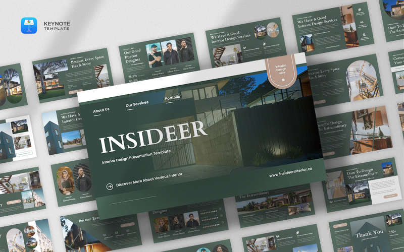 Insider - Keynote-sjabloon voor interieurontwerp