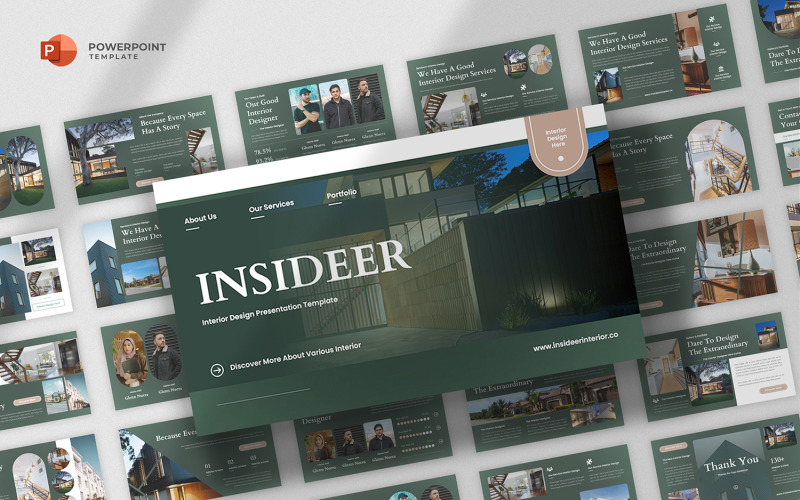 Insider - Powerpoint-sjabloon voor interieurontwerp