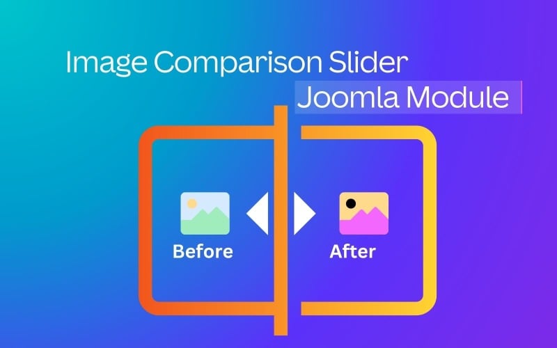 Bildjämförelse Slider Joomla Module