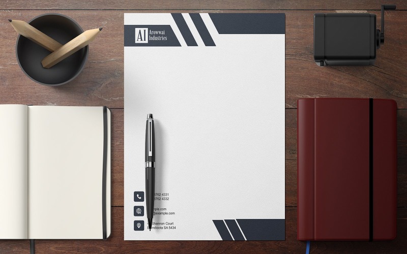 Creative Office Letterhead Template