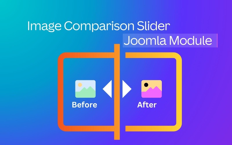 Module de curseur de comparaison d'images Joomla