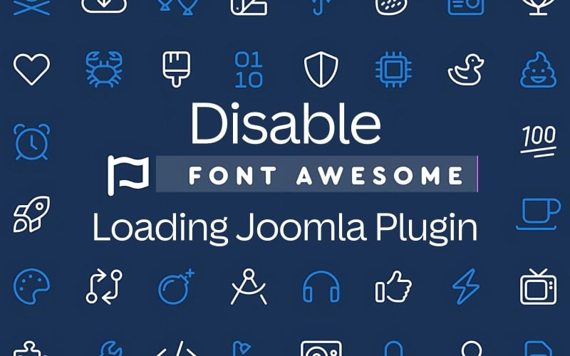 Désactiver le chargement de Font Awesome Plugin Joomla GRATUIT