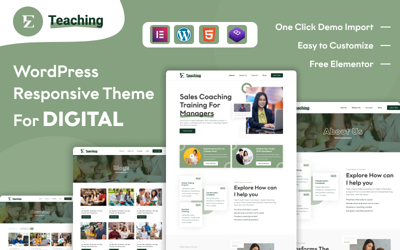 EZ Teaching: Powerful WordPress Theme for Teachers