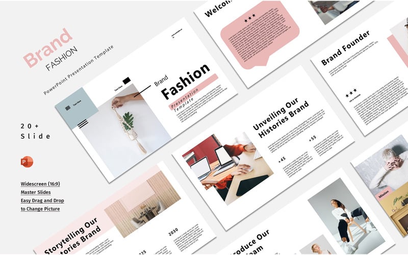 Brand Fashion powerpoint template