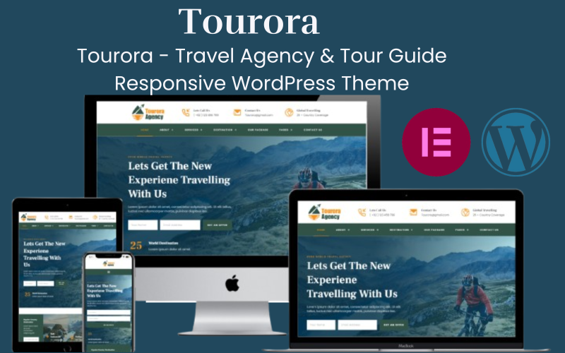 Tourora – Адаптивна тема WordPress для туристичних агентств і екскурсоводів