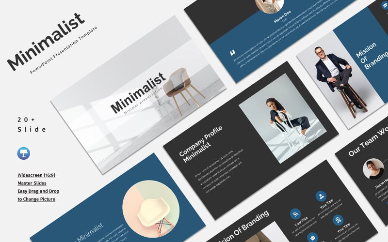 Minimalist Business keynote template