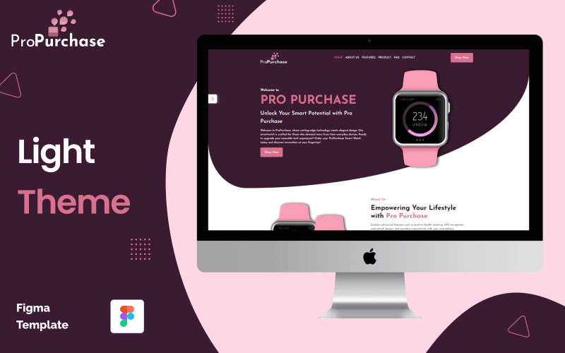 Propurchase – Product Landing Page Figma Template