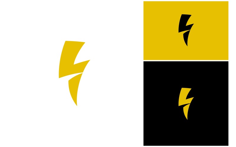 Letter L Lightning Power Logo