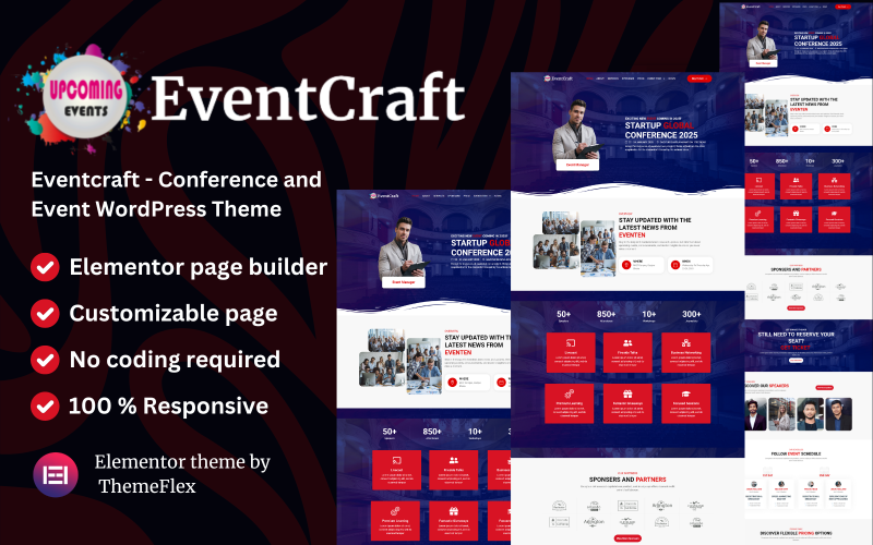 Eventcraft — WordPress тема для конференций и мероприятий