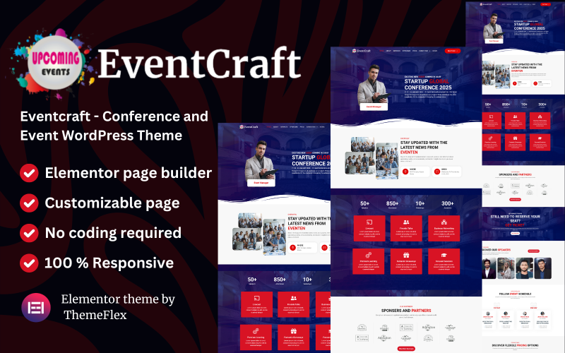 Eventcraft – WordPress-Theme für Konferenzen und Veranstaltungen