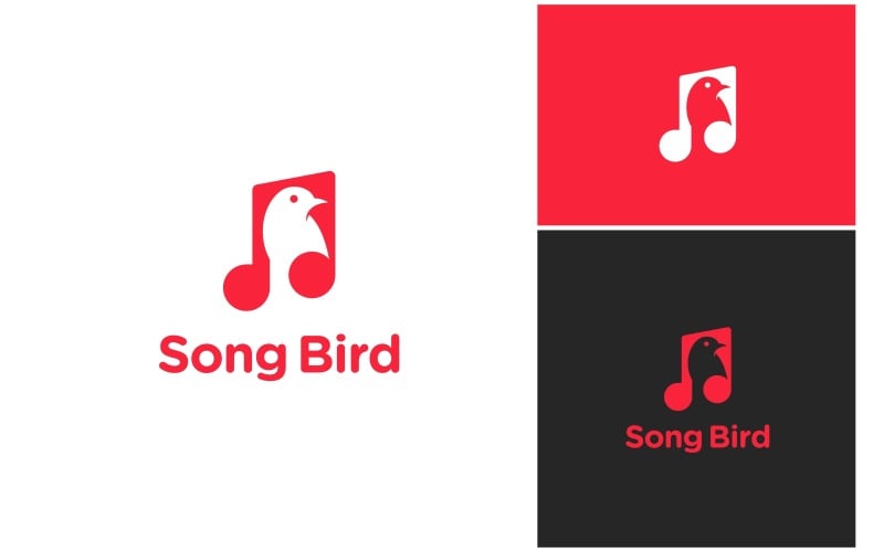 Song Bird Music Musical Logo