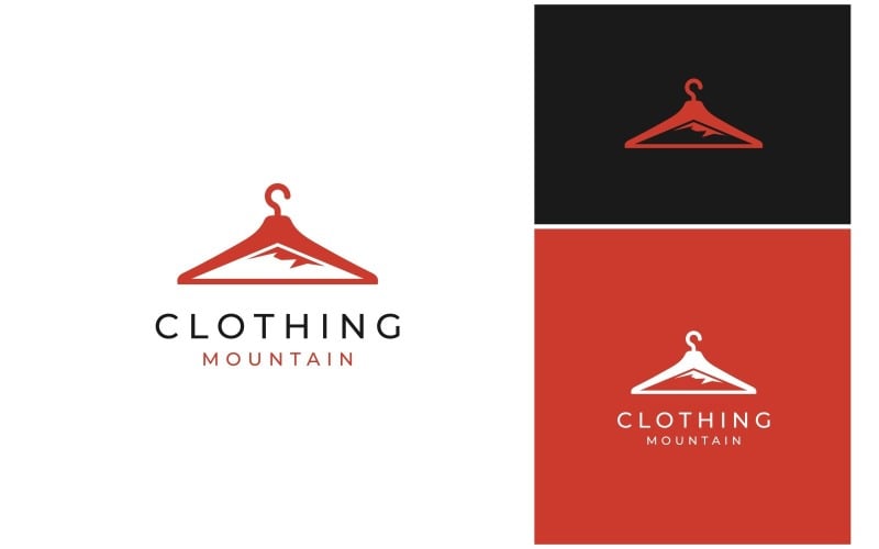 Hanger Clothing Mountain Logo