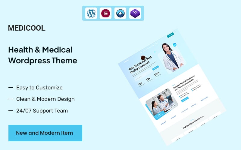 Medicool – тема WordPress для медицини та здоров’я