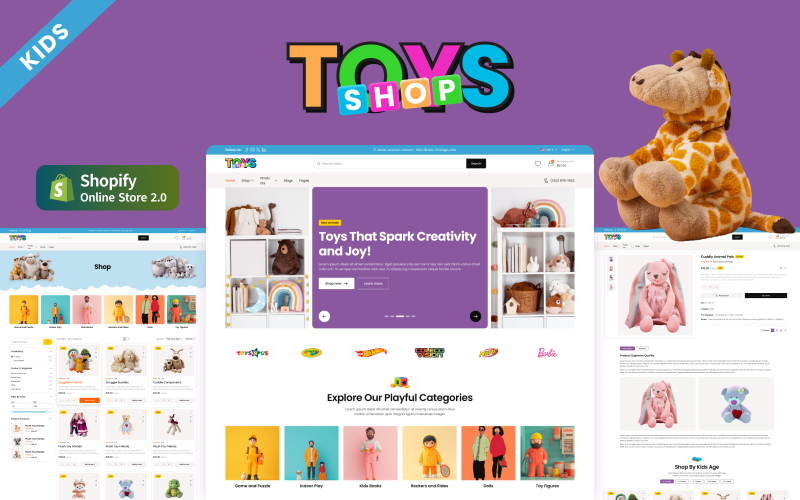 Toys Shop - Online obchod s hračkami Shopify Theme