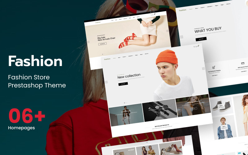 Prestashop-thema voor mode-elementen