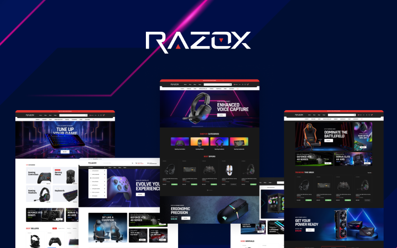 Ap Razox - Tema de Shopify para juegos y computadoras