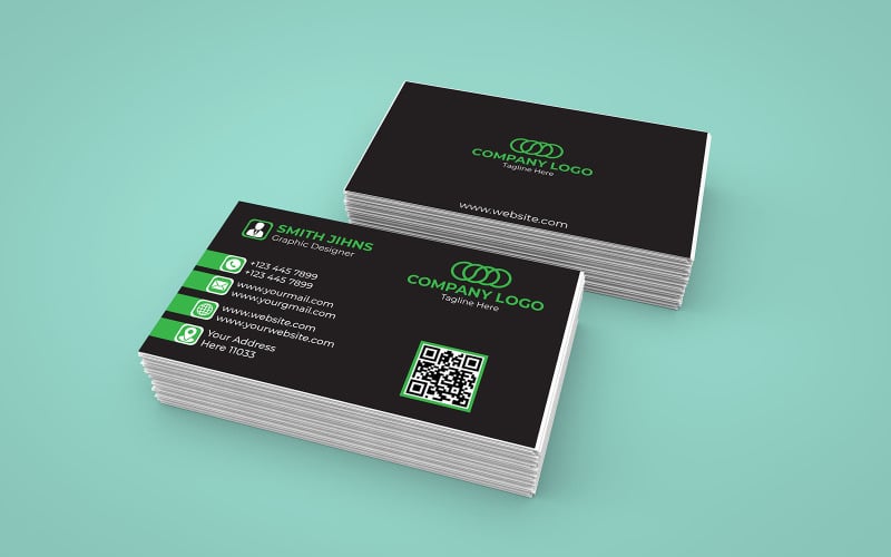 Modern Business Card New Template - Businessn 001