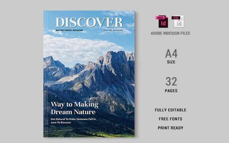 Travel Magazine Template 15