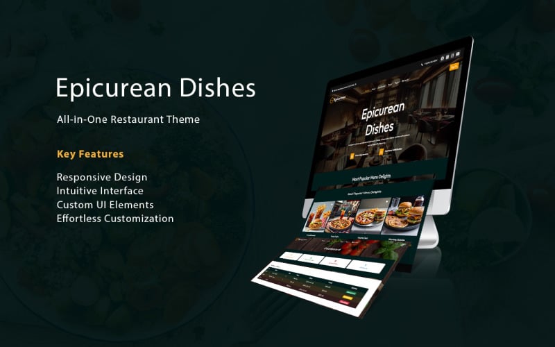 Epicurean Dishes - All-in-One Restaurant Theme