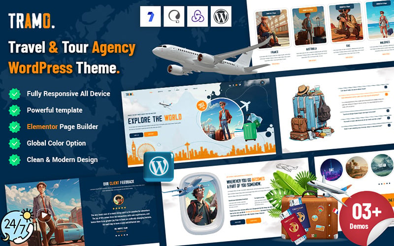 Tramo - Travel Agency WordPress Theme