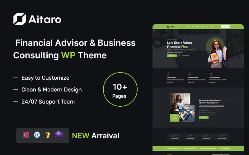 Aitaro – Tema WordPress de Consultoria Financeira e Empresarial