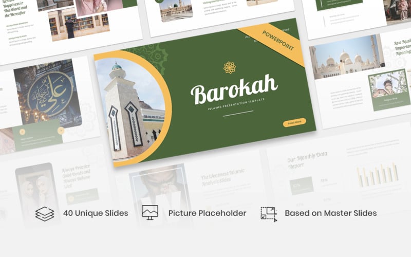 Barokah – İslami PowerPoint Şablonu