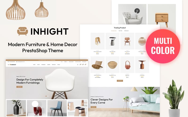 InHight – PrestaShop-Theme für Möbel und Wohndekor