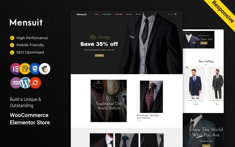 MenSuit - Men Suit, Blazer and Fashion WooCommerce Theme