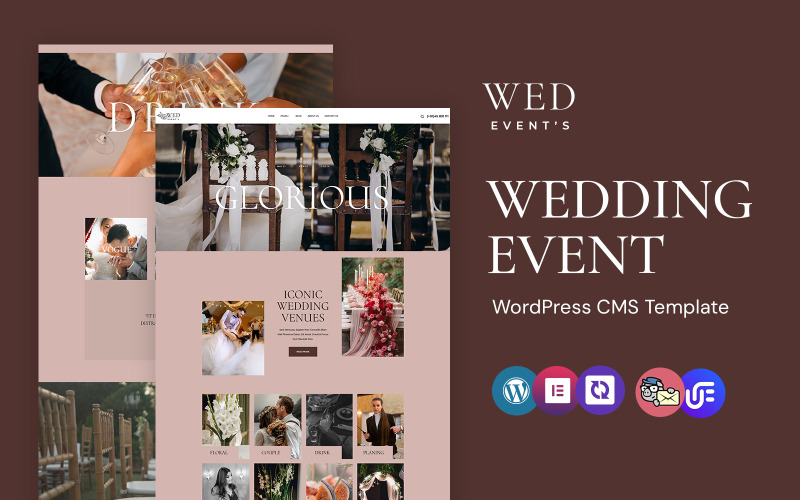 Mi - Eventplaner und Management WordPress Elementor Theme