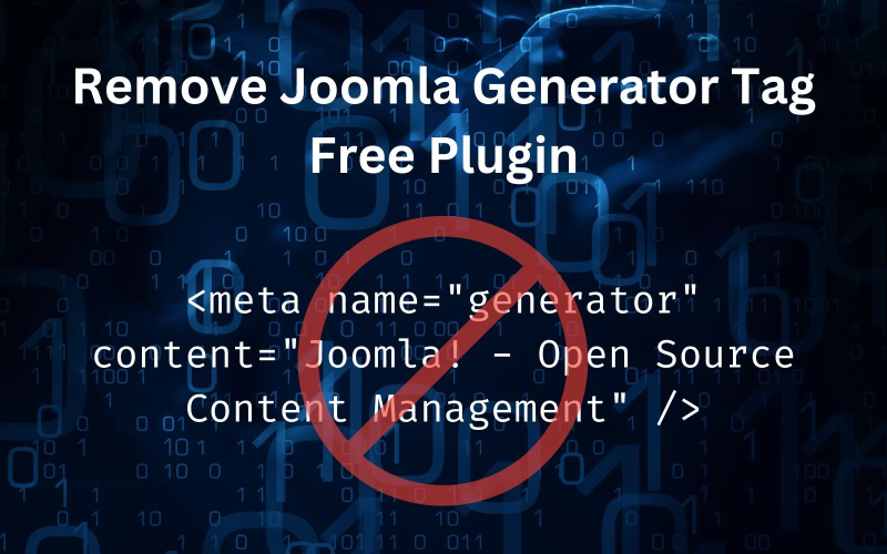 Remove Joomla Generator Tag Free Plugin