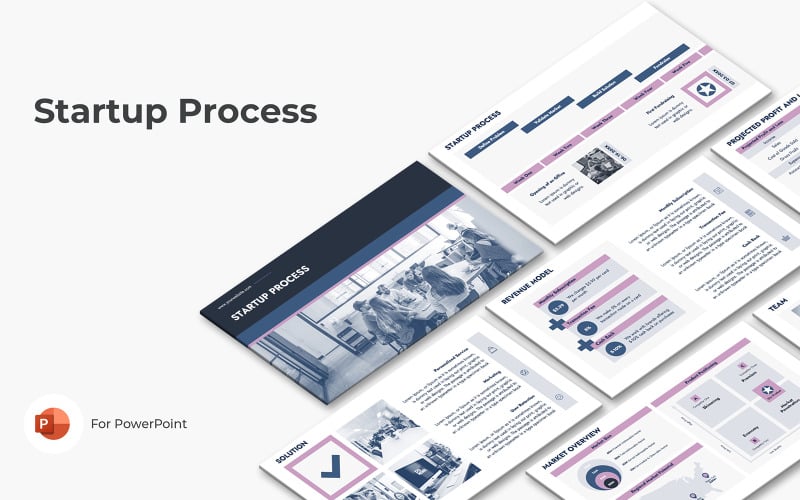 Startup Process PowerPoint Template