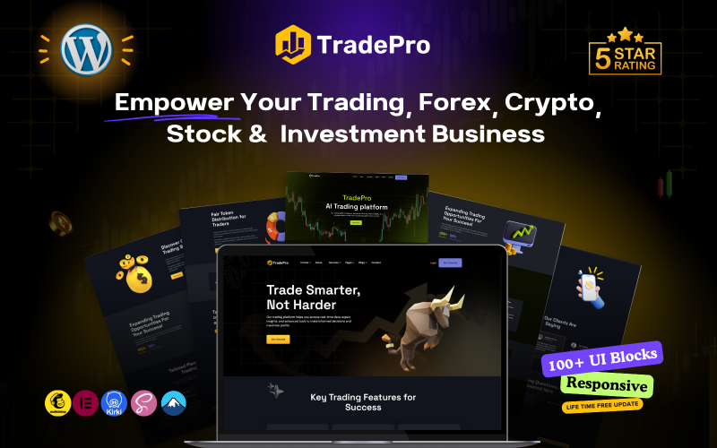 TradePro – Das All-in-One-WordPress-Theme für Forex, Krypto, Aktien, ETFs und Handelsinvestitionen