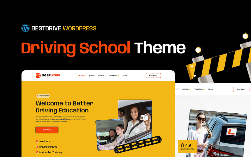 BestDrive - Sürücü Okulu WordPress Teması