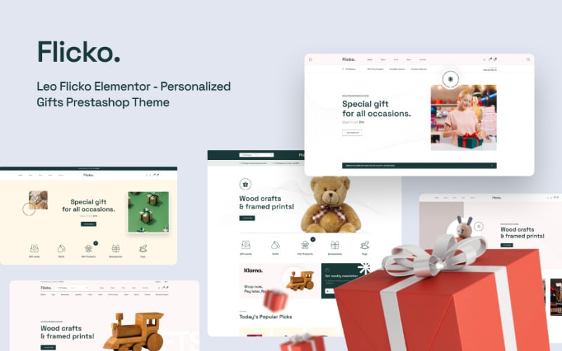 Leo Flicko Elementor - Personalized Gifts Prestashop Theme